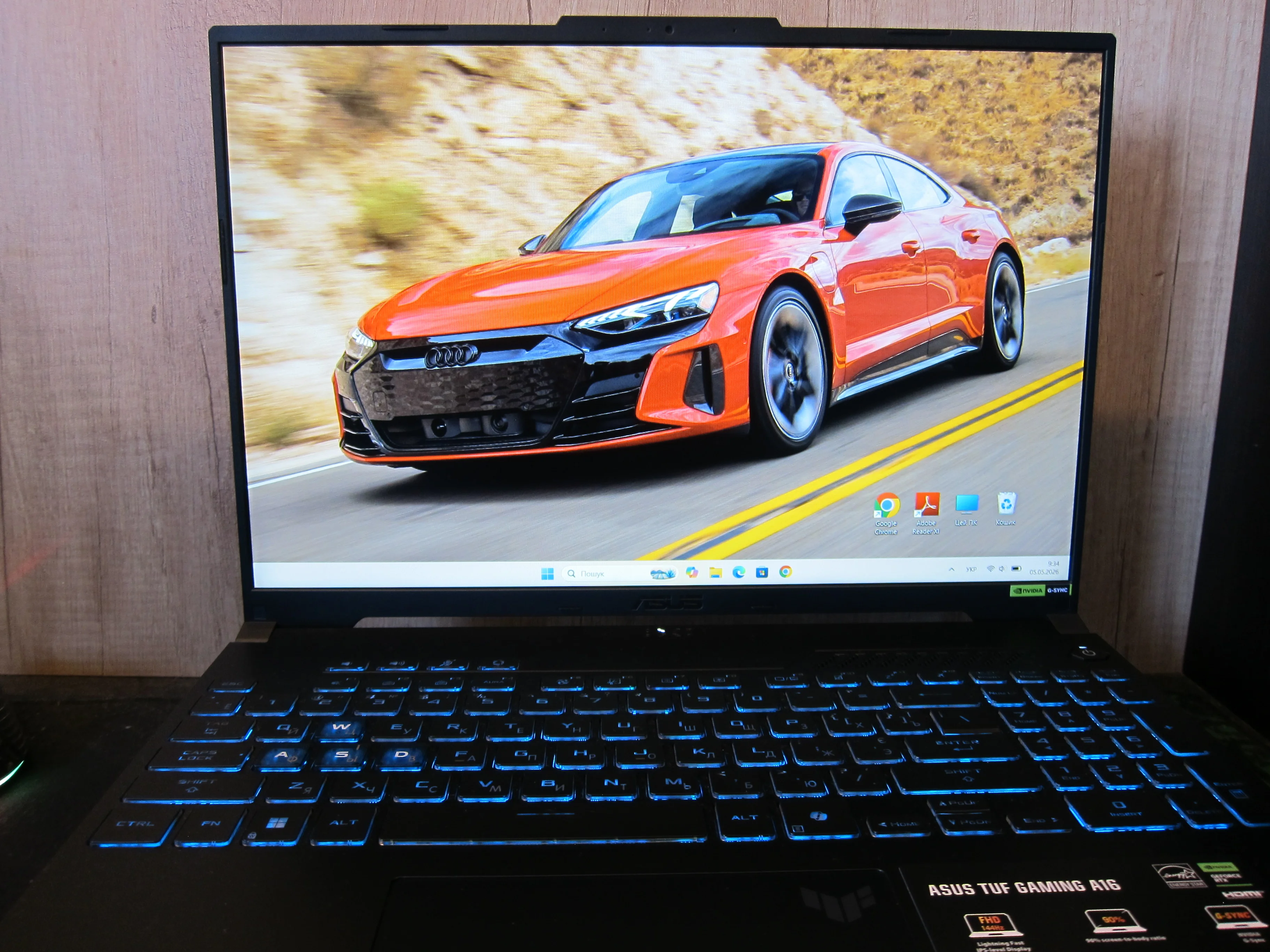 ASUS Tuf A16 FA607 RTX 4050 6 gb Gddr 6 140w/ AMD Ryzen 7 7445HSH 4.70gz/Ram 16 gb DDR 5/16.1"144 Ghz